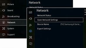 Image result for Samsung Smart TV Network Settings
