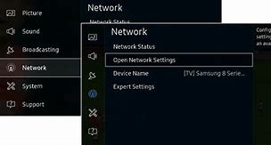 Image result for Samsung TV Network Setup