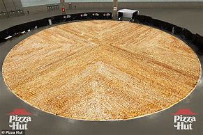 Image result for World's Largest Pizza Guinness