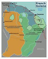 Image result for French Guiana Location
