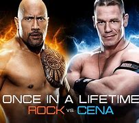 Image result for WWE Rock vs Jonh Cena
