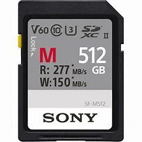 Image result for Sony SDXC Memory Card