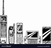 Image result for Drawing of Evolution of Phone