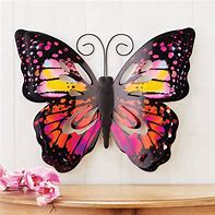 Image result for 3D Butterfly Metal Outdoor Wall Art