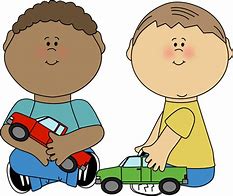 Image result for Clip Art of Boy Playing Toys
