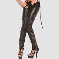 Image result for Low Rise Leather Pants for Women