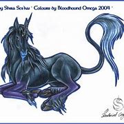 Image result for Dark Unicorn Art