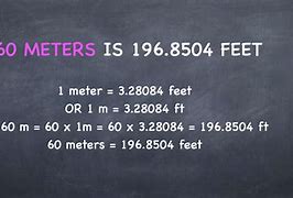 Image result for How Far Is 60 Meters