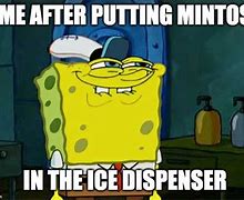 Image result for Squidward Ice Meme