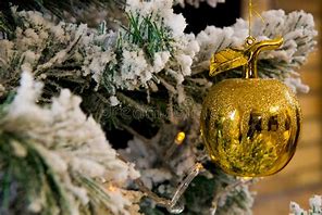 Image result for Gold Apple Tree Decor