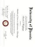 Image result for University of Phoenix Liberal Arts Diploma