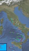 Image result for Map of Italy Volcanoes