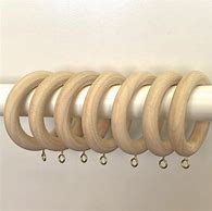 Image result for 1 Inch Wooden Viola Drapery Rings