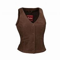 Image result for Women's Brown Leather Motorcycle Vest