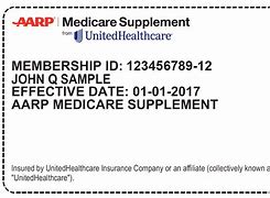 Image result for AARP Medicare Insurance Card