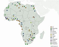 Image result for Map of Natural Resources in West Africa