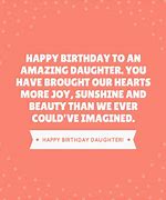Image result for Beautiful Daughter Birthday Quotes