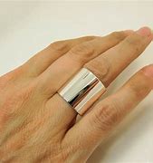 Image result for Wide Silver Band Ring