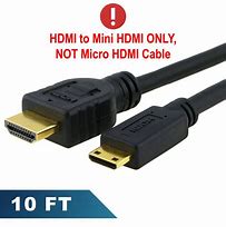 Image result for Mini HDMI to HDMI Cable