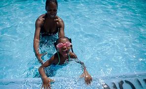 Image result for African American Kids Swimming