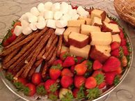 Image result for Chocolate Fountain Pound Cake Cubes