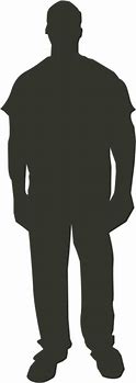 Image result for Standing Man Silhouette Clip Art