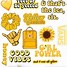 Image result for Cute Yellow Aesthetic Stickers