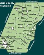 Image result for Cambria County PA Map