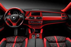 Image result for Red and Black Car Interior