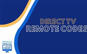 Image result for DirecTV Remote Control Codes