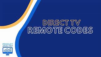 Image result for DirecTV Remote Control Codes