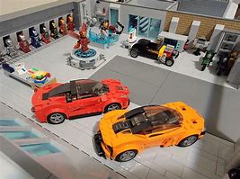 Image result for Tony Stark LEGO Garage