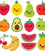 Image result for Fruitt Clip Art with Face