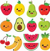 Image result for Kawaii Cute Cartoon Fruit