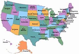 Image result for 50 States of America Map