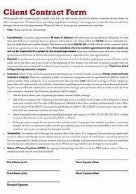 Image result for Client Contract