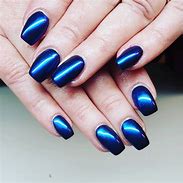 Image result for Blue Chrome Nails