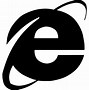 Image result for Internet Explorer Logo Black and White