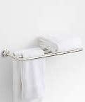 Image result for Polished Chrome Wall Mounted Bathroom 20 Cm Single Towel Bar Holder