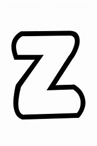Image result for Large Printable Letter Z