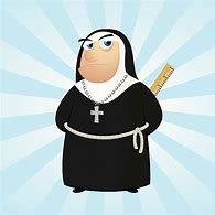 Image result for Nun with Ruler Clip Art