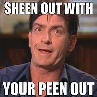 Image result for Charlie Sheen 0Latoon Meme