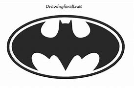 Image result for How to Draw Batman Symbol