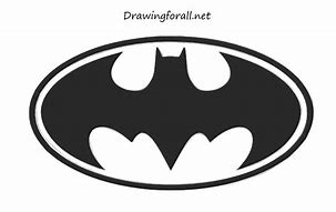 Image result for Batman Logo Drawing Easy