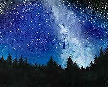 Image result for painting nite sky star