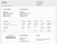 Image result for Free HTML Invoice Template