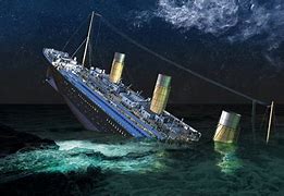 Image result for Titanic Sinking Painting