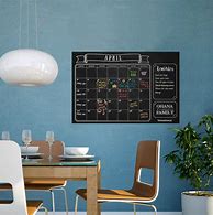 Image result for Chalkboard Wall Calendar