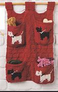 Image result for Knitted Organizer On Hanger