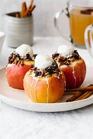 Image result for Baked Apples with Topping